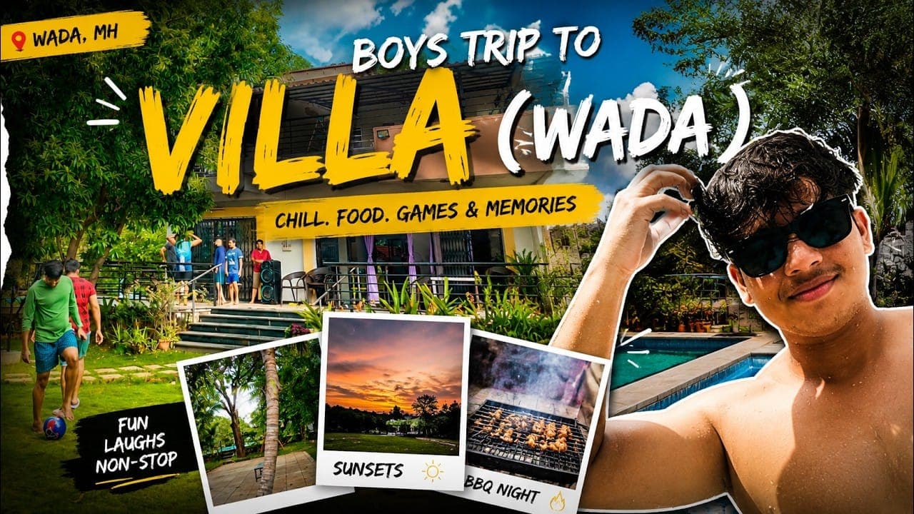Boys Trip to Villa (Wada) | Pool, Games, Food & Unlimited Memories!